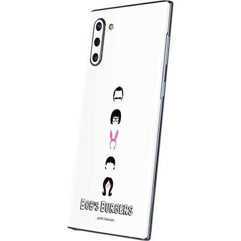 Bobs Burgers Silhouette Galaxy Note 10 Skin